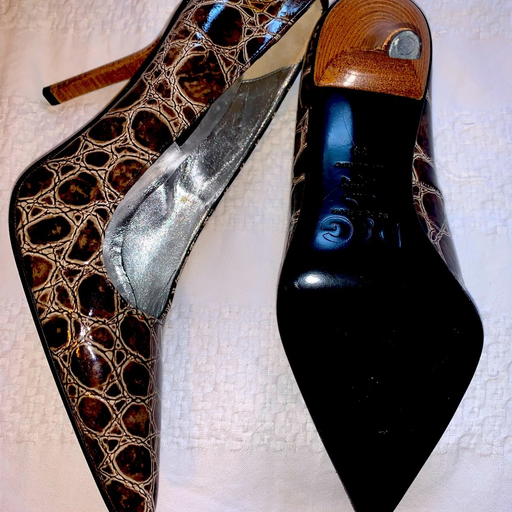 Dolce & Gabbana crocodile heels
